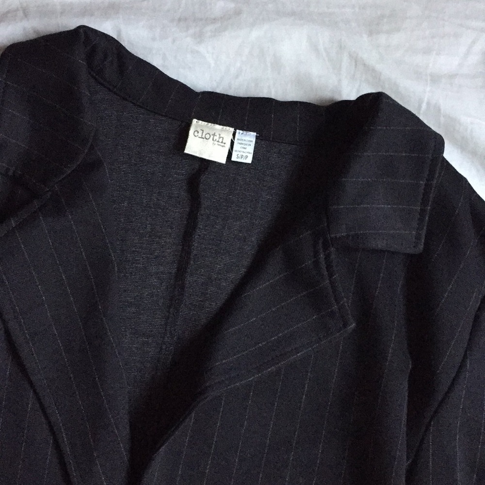 Black long blazer